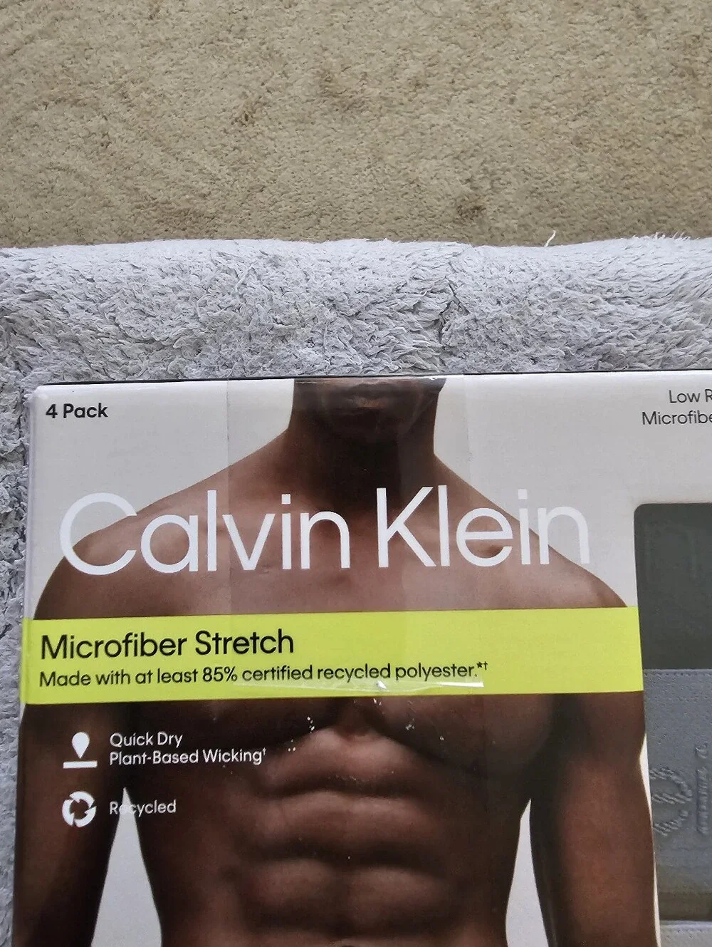 Calvin Klein Mens Low Rise 4 Pack Trunks in Multi Size Medium